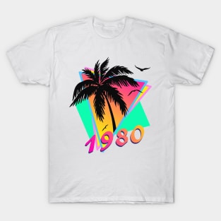 1980 Tropical Sunset T-Shirt